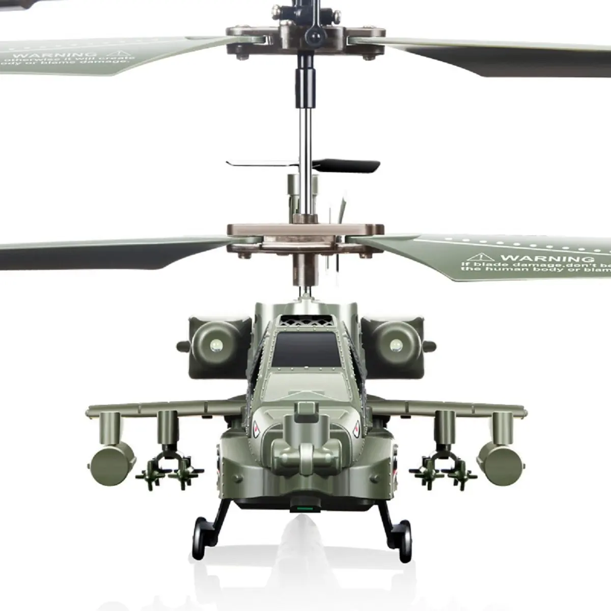 Новейший оригинальный S109G 3CH RC ударный вертолет AH-64 Апач имитация внутреннего