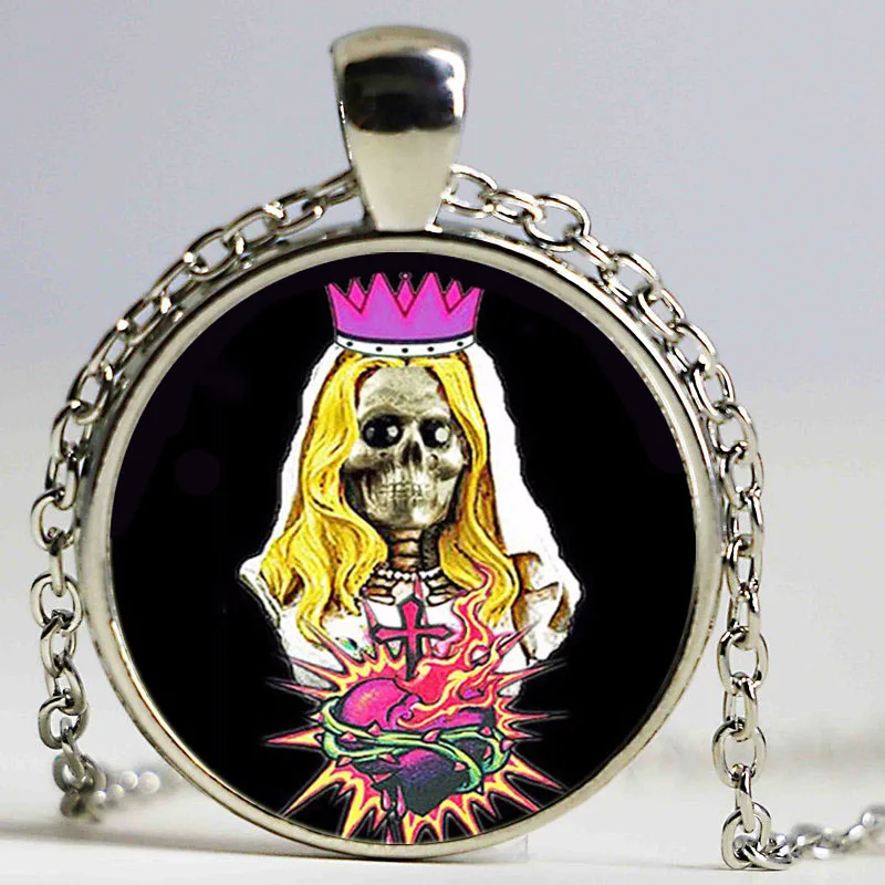 Лидер продаж ожерелье в стиле Лолиты со скелетом мужской кулон на шею колье чокер