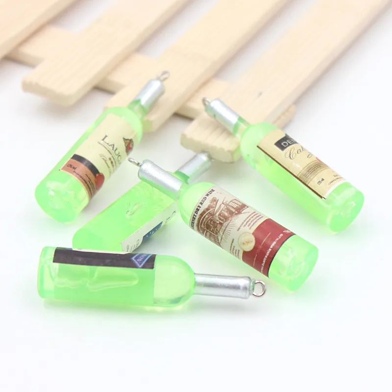 60 шт./лот пурпурная мини бутылка для вина украшения сделай сам пластиковые