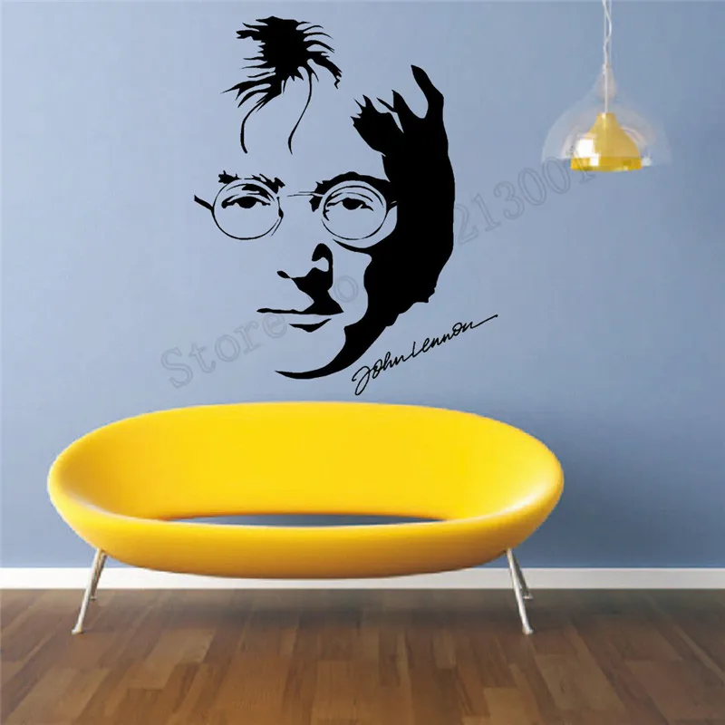 Wall Sticker Famous portrait Decoration Vinyl Art Removeable Poster Modern Style Mural Decor Fashion Ornament LY675 | Дом и сад