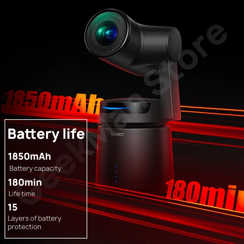 OBSBOT Tail Auto-Director AI camera Track auto zoom capture до 4 K/60fps vs insta360 one x evo 360 camera