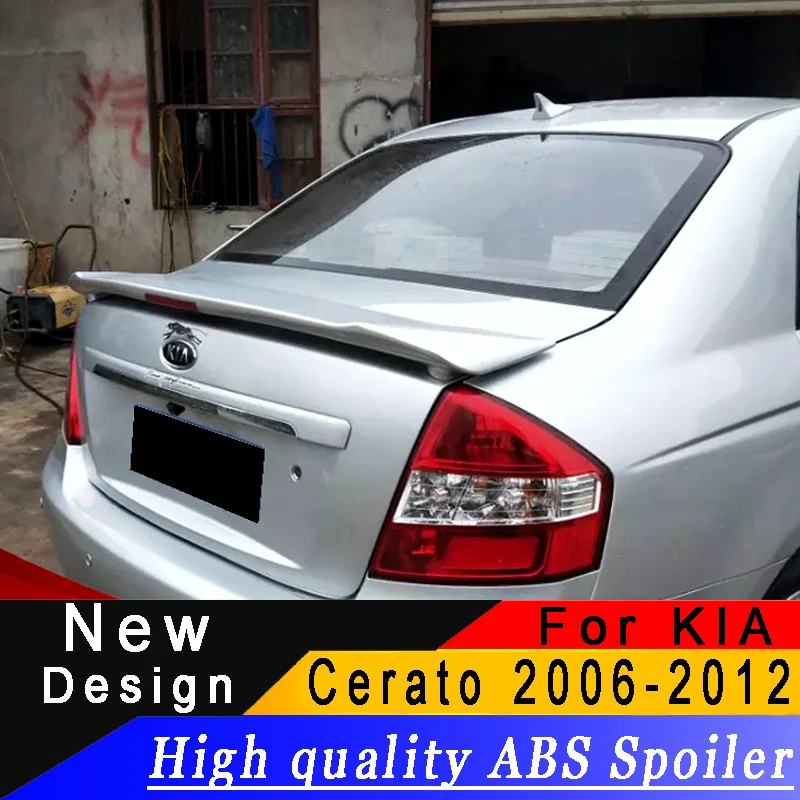 Спойлер для Kia Cerato заднее крыло из высококачественного АБС материала KIA 2006 2012