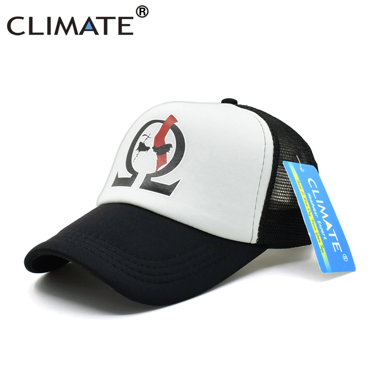 Климат NECA God of War Trucker Hat Caps Для мужчин Горячая крутая игра сеткой шапки герои