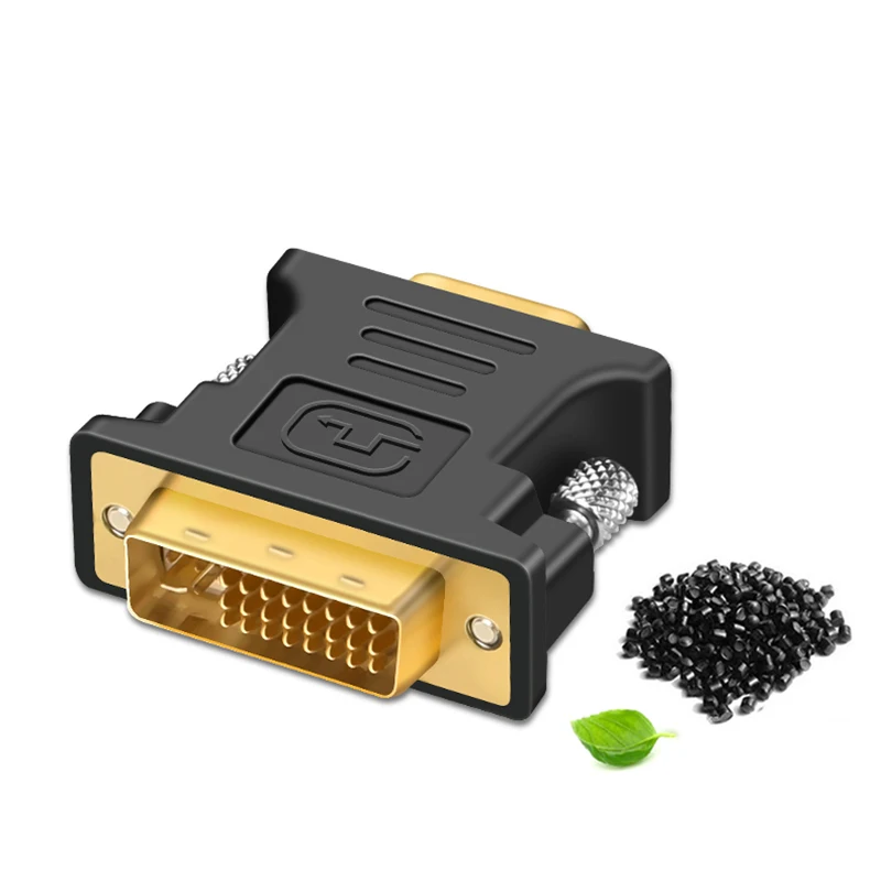 DVI d VGA Adapter to Mini jack 24+5 1080P Male Female Gold plate Converter for HDTV Monitor Laptop | Электроника