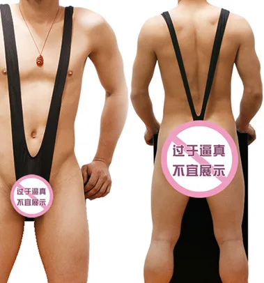 Лидер продаж мужские трусики танга для плавания Borat Mankini ночное белье оленя