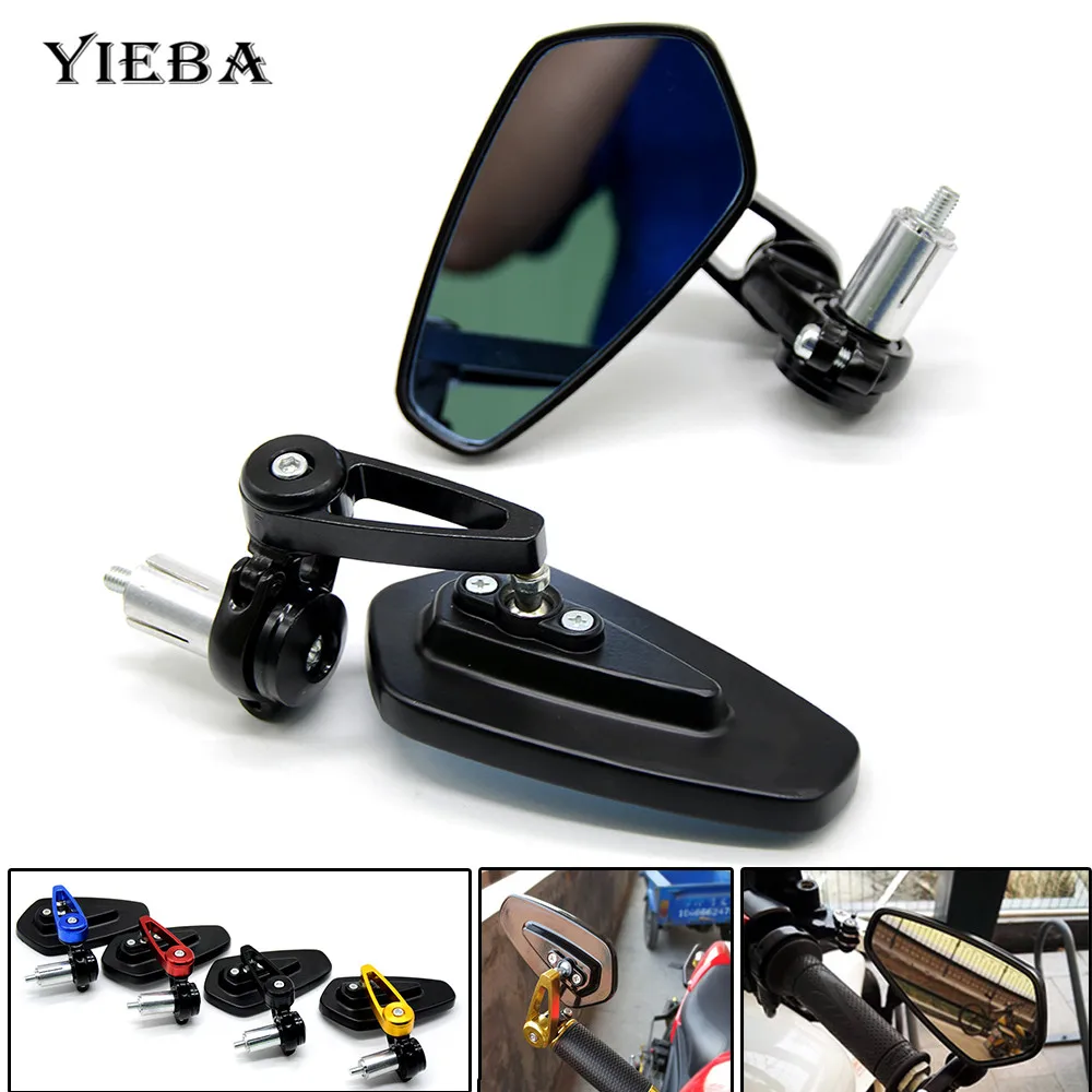 Ручки для мотоциклетных зеркал Honda CB650F CB1000R CBR 600f4i CB400 Suzuki yamaha 7/8 дюйма 22 мм|Боковые