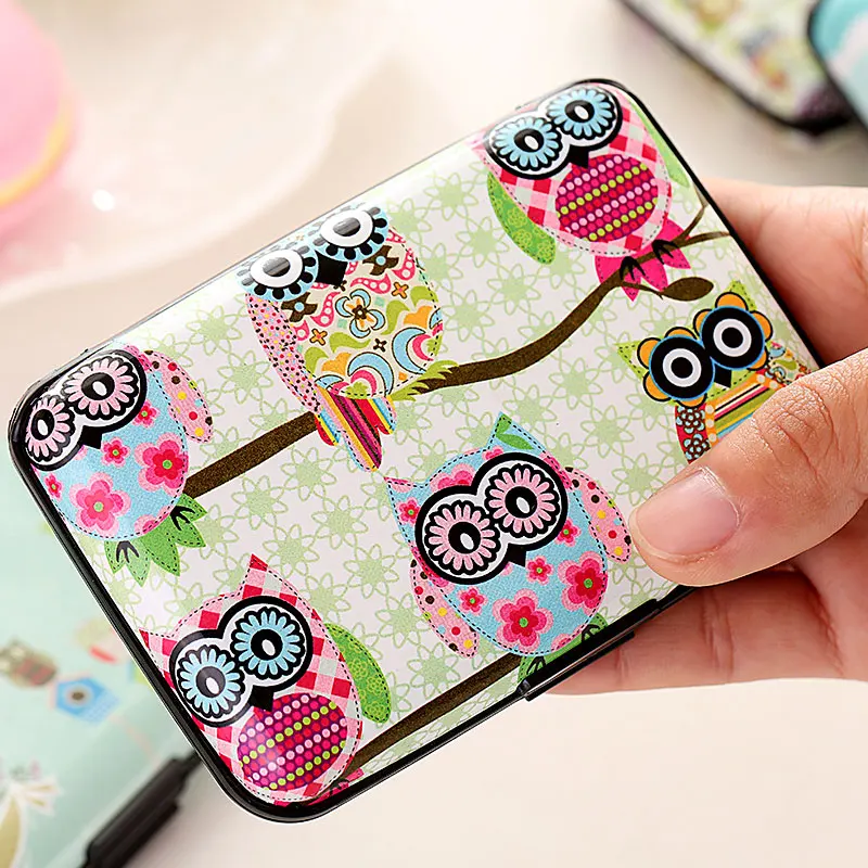 Новинка держатели для карт в виде совы девочек и мальчиков чехол кредитных