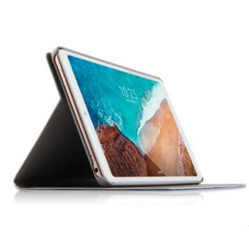 Умный чехол для xiaomi mi pad 4 8 0 дюйма из искусственной кожи с деревянным узором флип