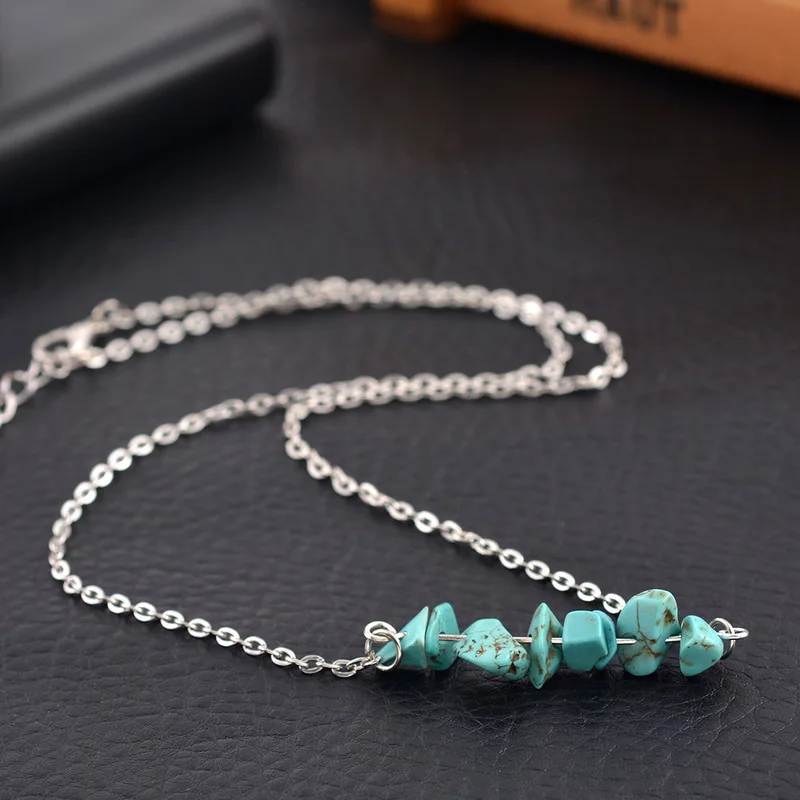 Уникальное ожерелье ручной работы с натуральным камнем для женщин и мужчин Unqiue