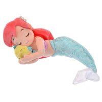 new cute goodnight mermaid sleeping with flounder fish plush stuffed doll toy 40cm kids toys dolls baby girls christmas gifts