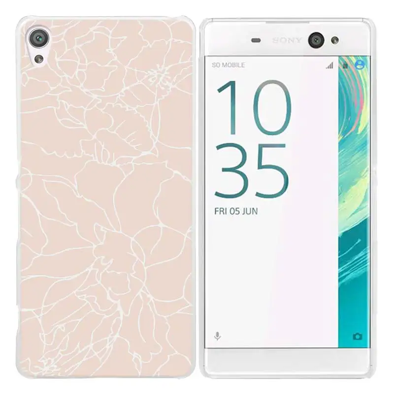 Мраморный футляр с камнями для sony Xperia XA XA1 X XZ Z5 Z1 Z2 Z3 M4 Aqua M5 E4 E5 C4 C5 Compact Premium Coque Прозрачный жесткий чехол из поликарбоната - Цвет: 11