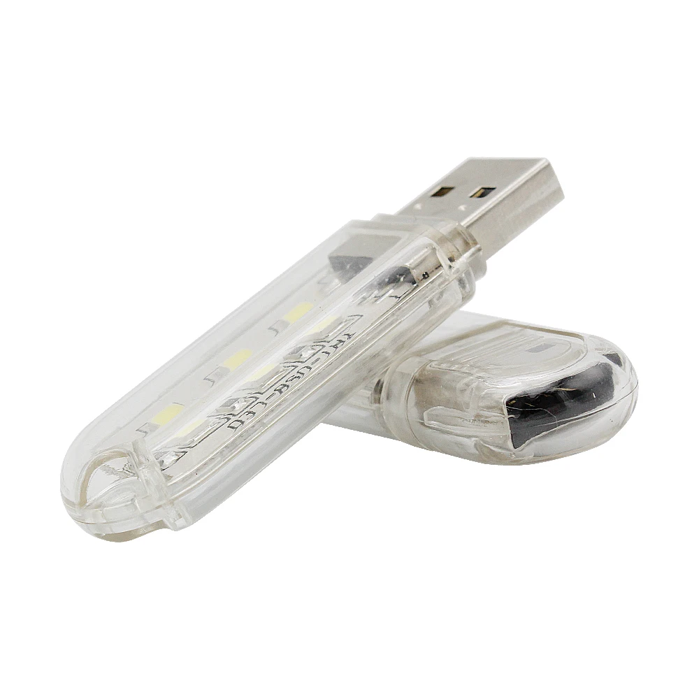 2 шт. Новый мини USB светодиодный светильник 5730 SMD 3 светодиода книжный s походная