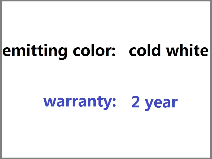 2 year (cold white) Светодиодный модуль классический ПВХ впрыска светодиодный светильник знак модуль DC12V SMD 5730 3 светодиодный 1,2 Вт IP65 70 мм(L)* 15 мм(W)* 7 мм(H) Алюминиевая печатная плата - Цвет: 2 year (cold white)