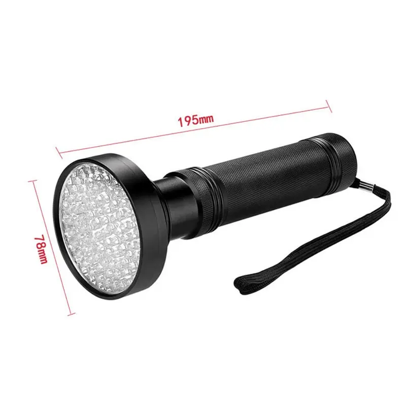 

Ultra Violet Torch Light Lamp Blacklight Detector for Dog Urine Pet Stains and Bed Bug Uv Led Flashlight 51 Leds 395nm