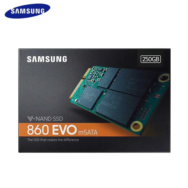Samsung внутренний SSD 860 EVO mSATA 250 ГБ 500 1 ТБ твердотельный накопитель Жесткий Высокое