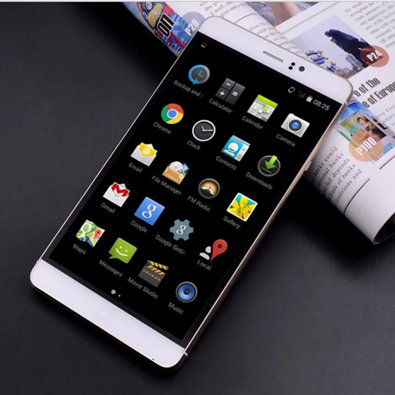 Best 6 дюймов телефон mtk6580a Quad Core 4800ma батареи Android 5.1 Dual SIM карты 3G WCDMA разблокирован