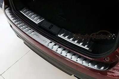 

Fit For Jaguar F-pace 2016 2017 2018 Stainless Car Rear Bumper Sill Plate Cover