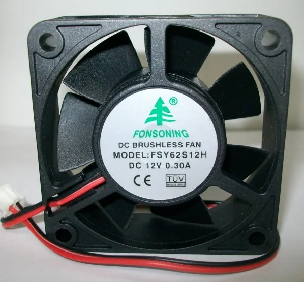 Новый оригинальный FONSONING FSY60S12H DFB602512H 1 6 W FD126025EB 0.42A 6025 12V Вентилятор охлаждения 6020