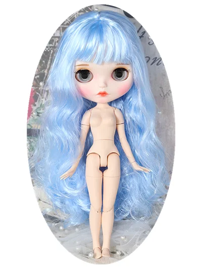 Blyth кукла 19 Объединенный корпус модный парик белая кожа ледяной BJD 30 см 1/6 ню фабричные игрушки подарок специальная цена на продажу