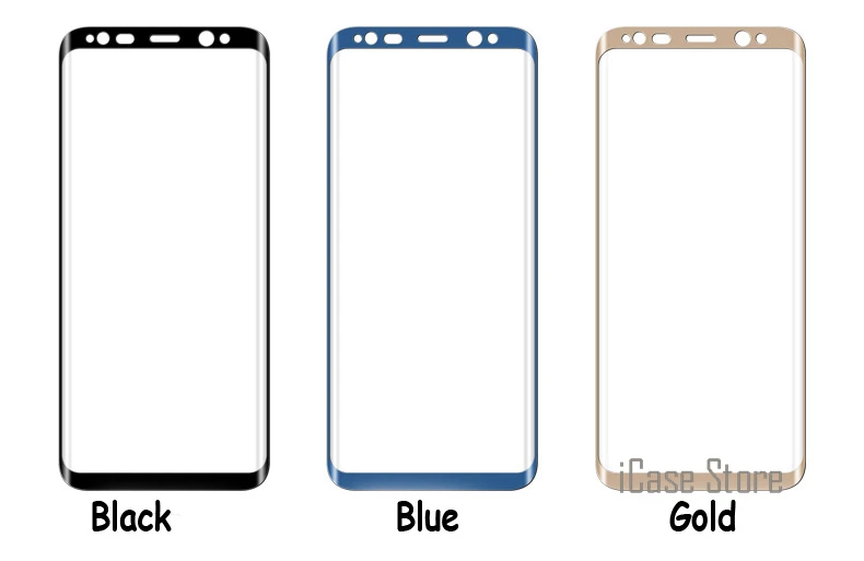Полный охват 3D изогнутое закаленное Высокопрочное Стекло пленка для Samsung Galaxy S8/S8