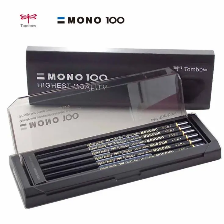 Набор карандашей Tombow MONO 100 профессиональные карандаши HB B 2B 4B 6B Япония 12