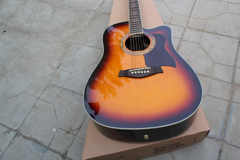 2018 New + Factory Chaylor 812ce acoustic guitar Tayl 814ce electric tobacco sunburst 814 ts | Спорт и развлечения