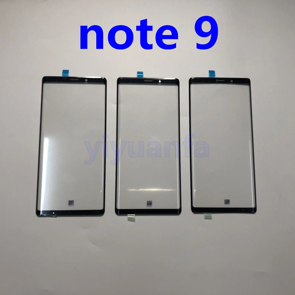 5 шт. Note9 сменный ЖК-дисплей передняя Сенсорный экран Стекло всей наружной поверхности линз для samsung Galaxy Note 9 N960 N960F N9600 N960U N960N