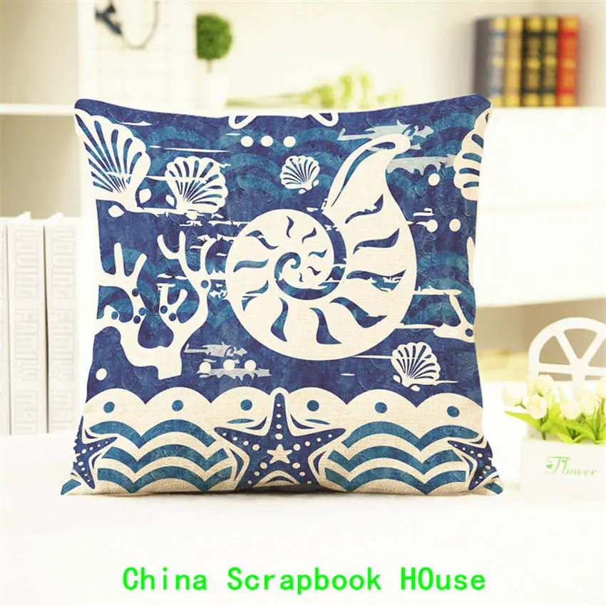 PANFELOU костюм для 45*45 см удобный морской Коралл ракушка фиксатор подушки Чехол