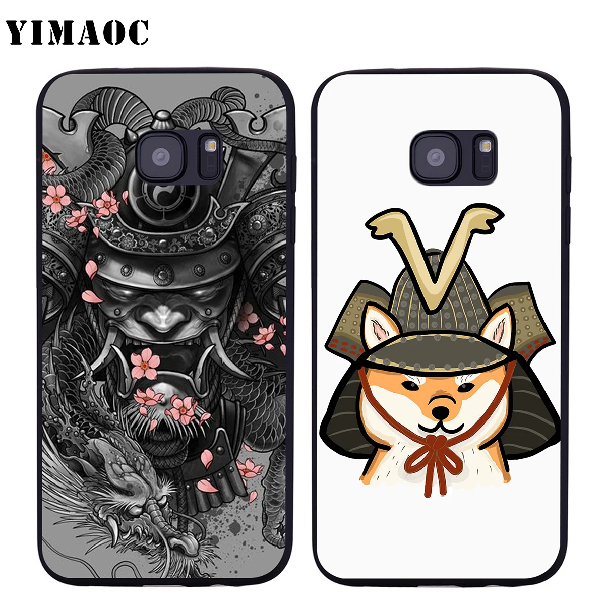 Мягкий силиконовый чехол YIMAOC Samurai для Samsung Galaxy S6 S7 Edge S8 S9 Plus A3 A5 A6 Note 8 9 | Мобильные