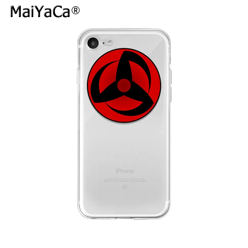 MaiYaCa Anime Naruto Sharingan TPU Soft Silicone Phone Case Cover for iPhone X XS MAX 6 6s 7 7plus 8 8Plus 5 5S SE XR | Мобильные