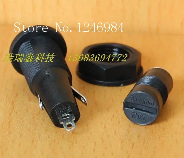 [SA] JEF607 FUSE fuse holder 5 * 20 high -quality box 250V6.3A M12--100PCS/LOT | Обустройство дома
