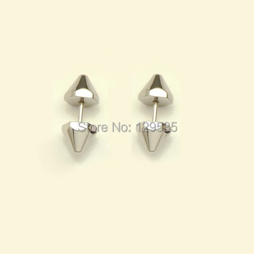 Мужские серьги-гвоздики из титановой стали 6 цветов | Украшения и аксессуары