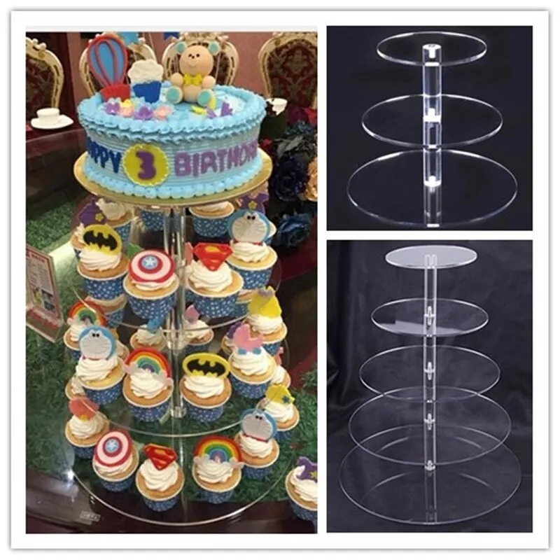 Multilayer Cake Stand Set For Wedding Cake Display Stand Round Holder Birthday Party Decorations Sugarcrafts Display Stands 7