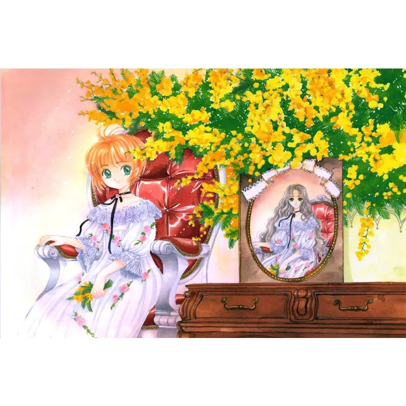 Cardcaptor Sakura Canvas Fabric тканевый плакат Custom Art print Professional Home Wall Decoration|poster custom|canvas printsart