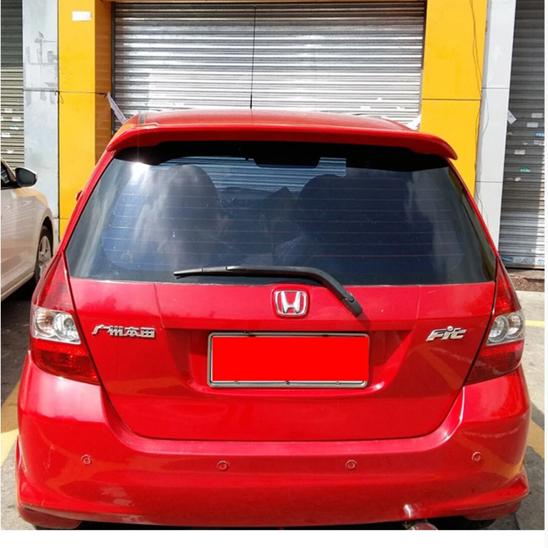 Спойлер для Honda Jazz Fit высококачественный АБС пластик праймер заднего крыла