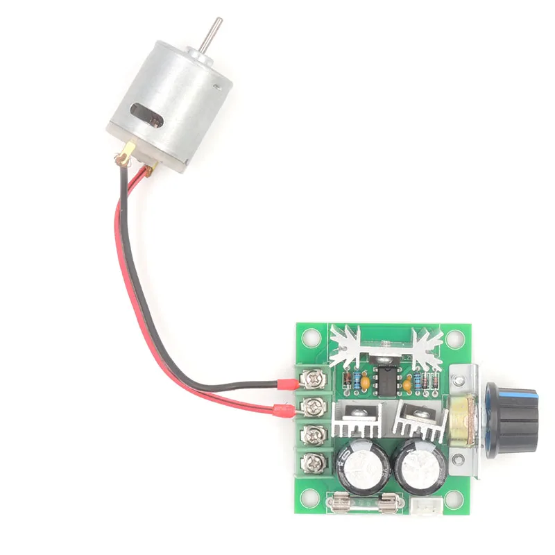 Адаптер DC12V 40V 10A однофазный регулятор двигателя Скорость регулятор переключатель светильник Яркость Управление бесступенчатая трансформатор
