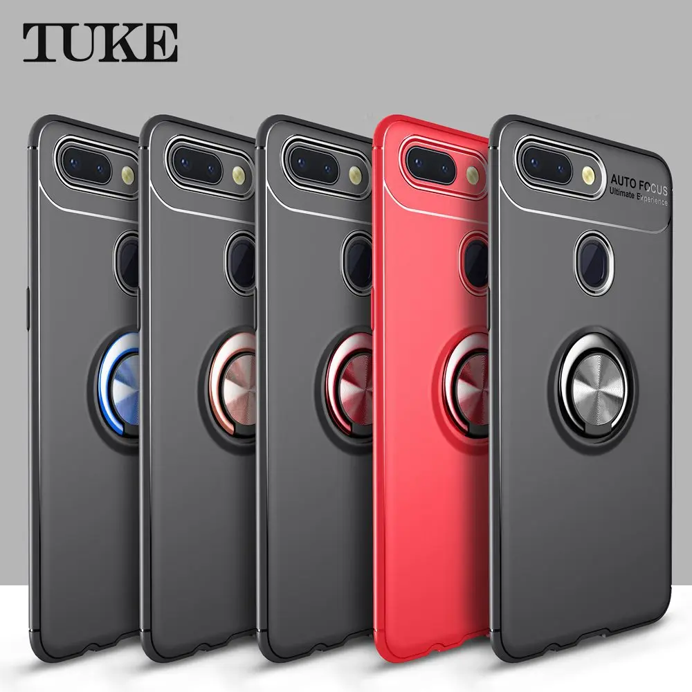 Для Oppo R15 кольцо держатель Мягкие TPU 360 градусов вращения анти-скольжения