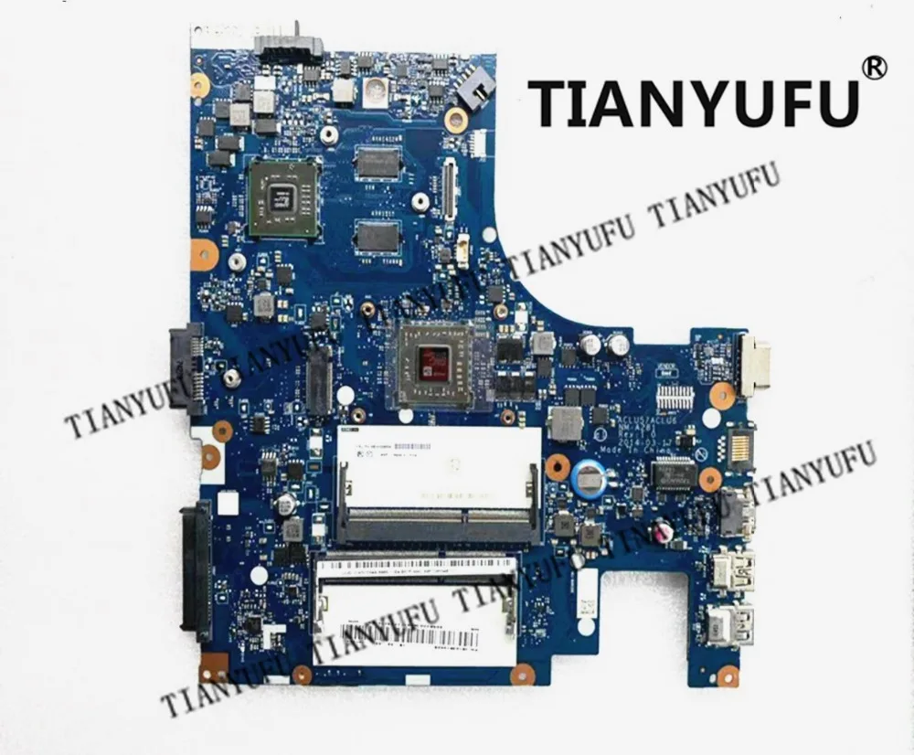 NM-A281 материнская плата для ноутбука lenovo G40-45 материнская плата с A6-6310 процессором(для видеокарты AMD) для тестирования ЦП AMD работа