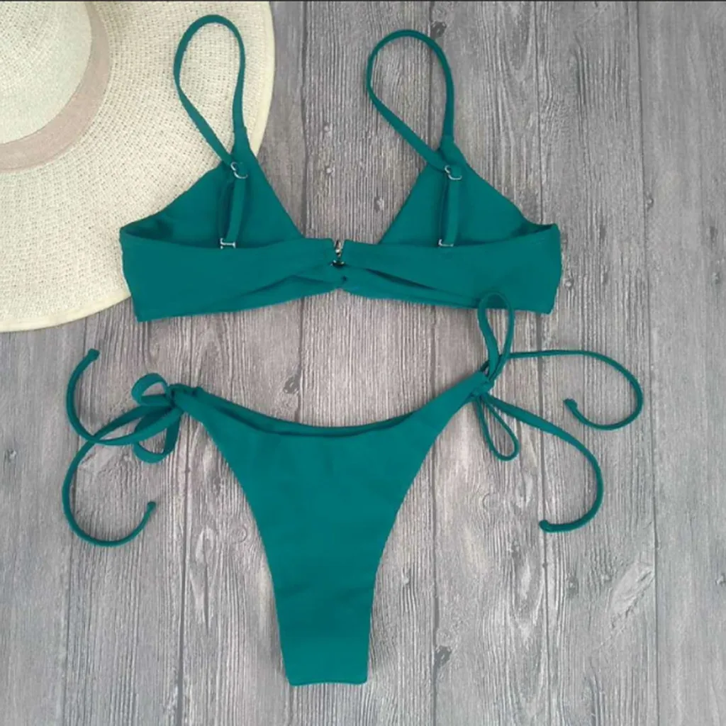 Новинка 2019 модная летняя одежда для бассейна пляжная Женский бандажный комплект
