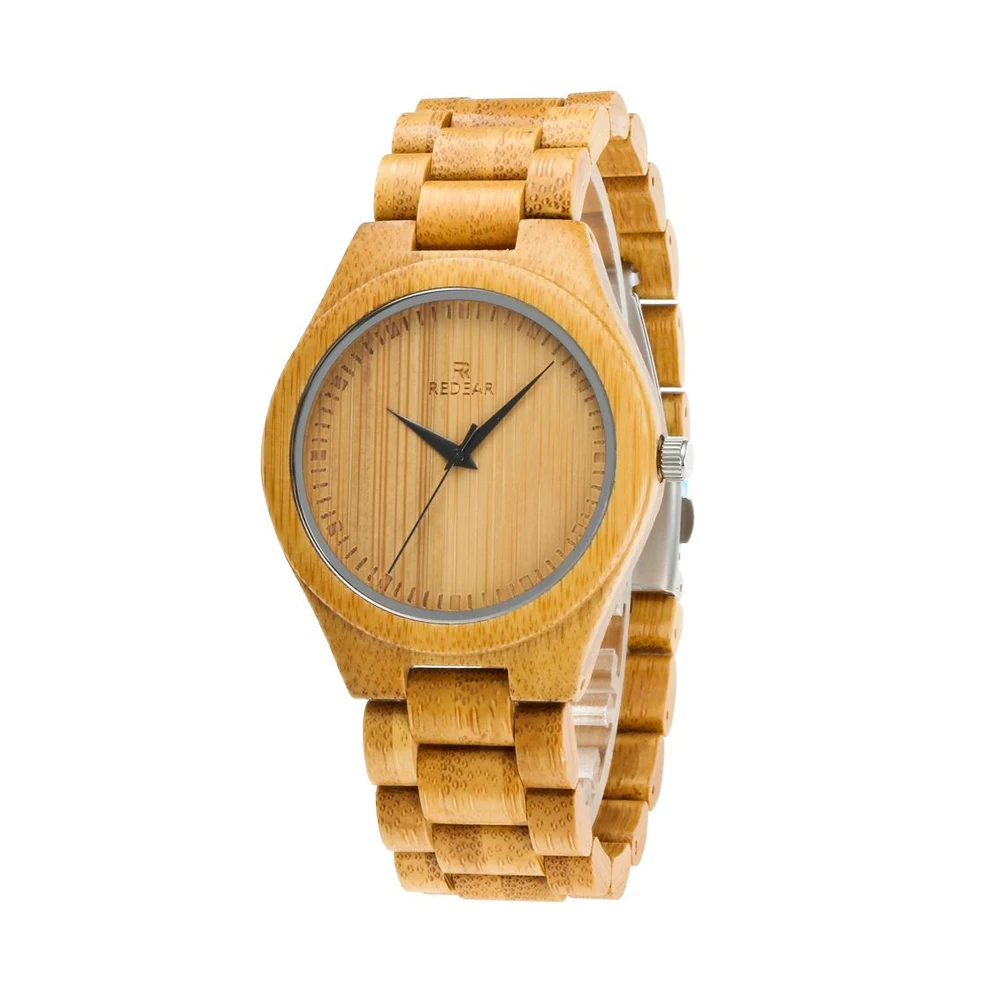 REDEAR Бесплатная доставка натуральный Цвет Bamboo Любителя смотреть Для мужчин
