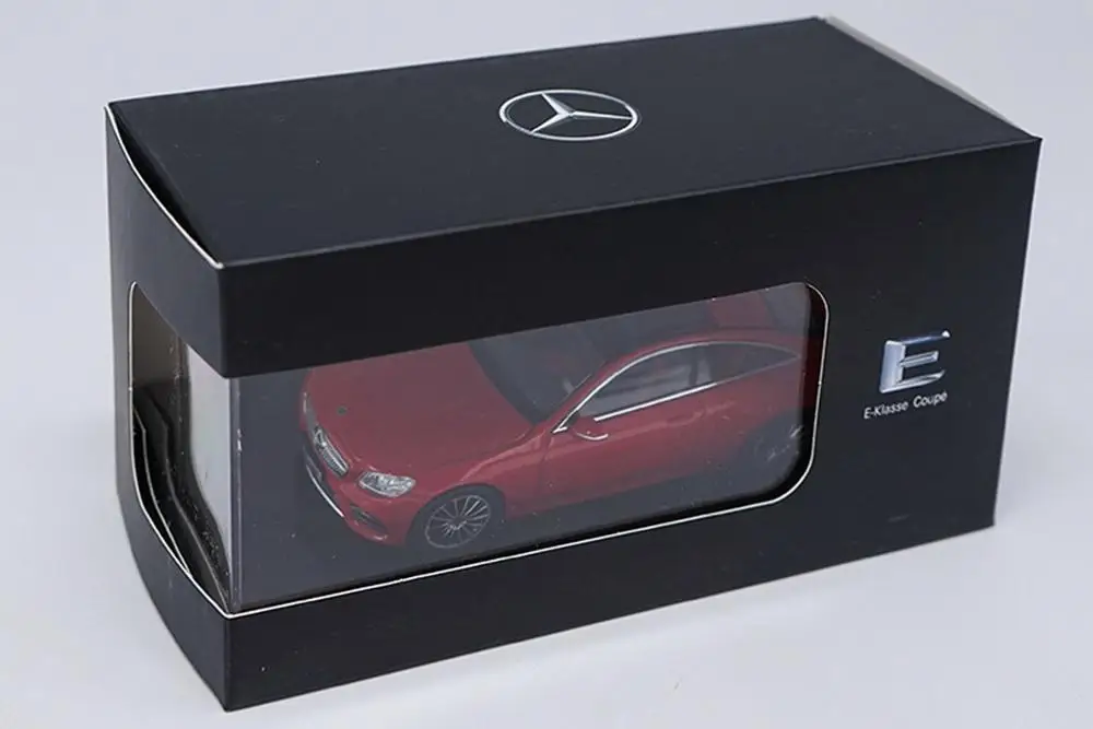 1/43 Mercedes-Benz E-Class Coupe Red Diecast коллекция моделей автомобилей