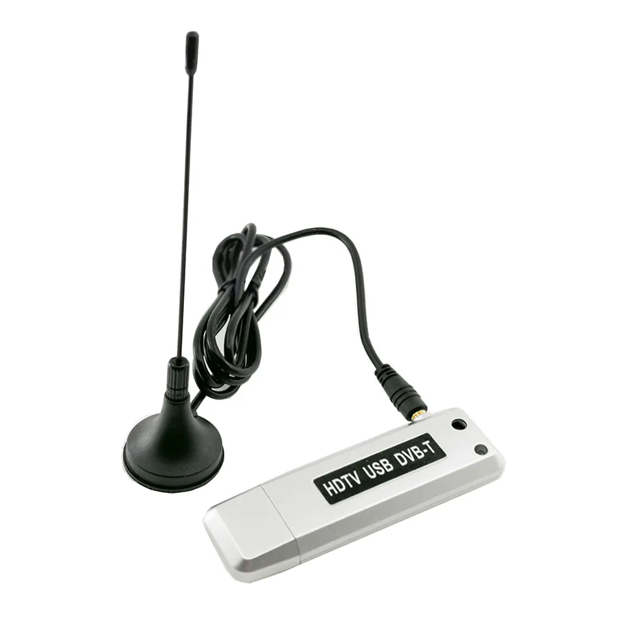 USB 2 0 цифровой DVB T ТВ приемник палка HDTV программный ключ тюнера с антенной ИК пульт