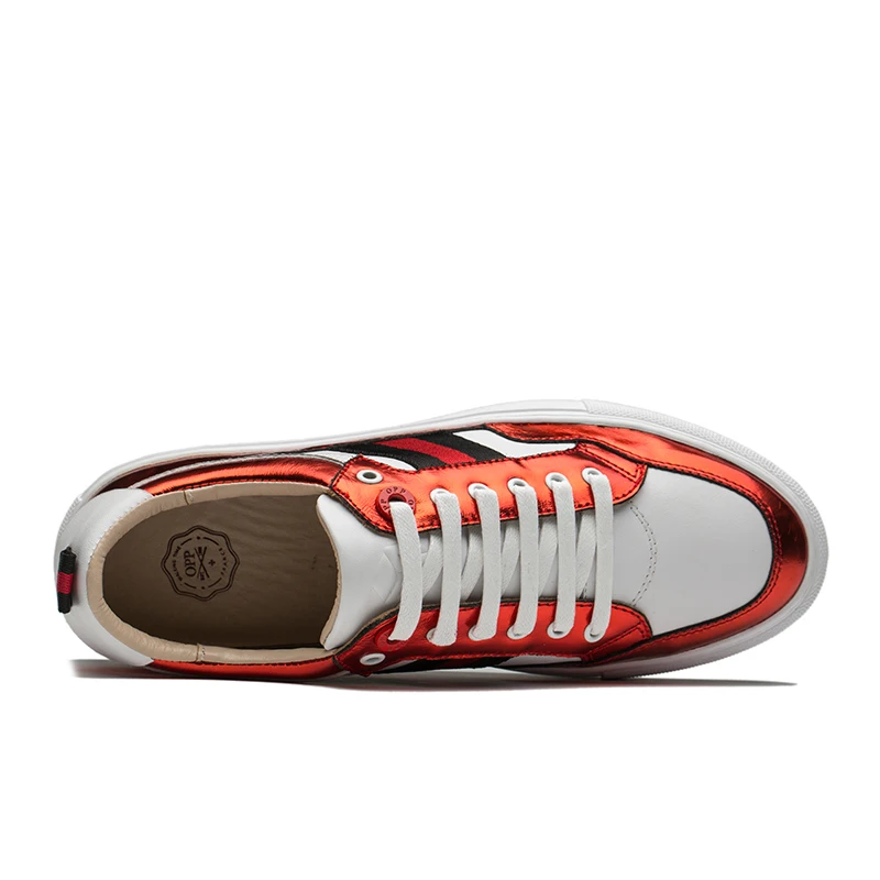 Туфли OPP мужские дышащие кружевные Повседневные Удобные для отдыха кожаные в