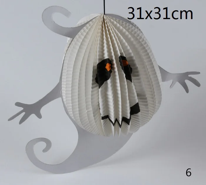 1 шт. папиросная бумага фонарь шары висячие ужас реквизит с призраками для хэллоуина украшения события вечерние принадлежности