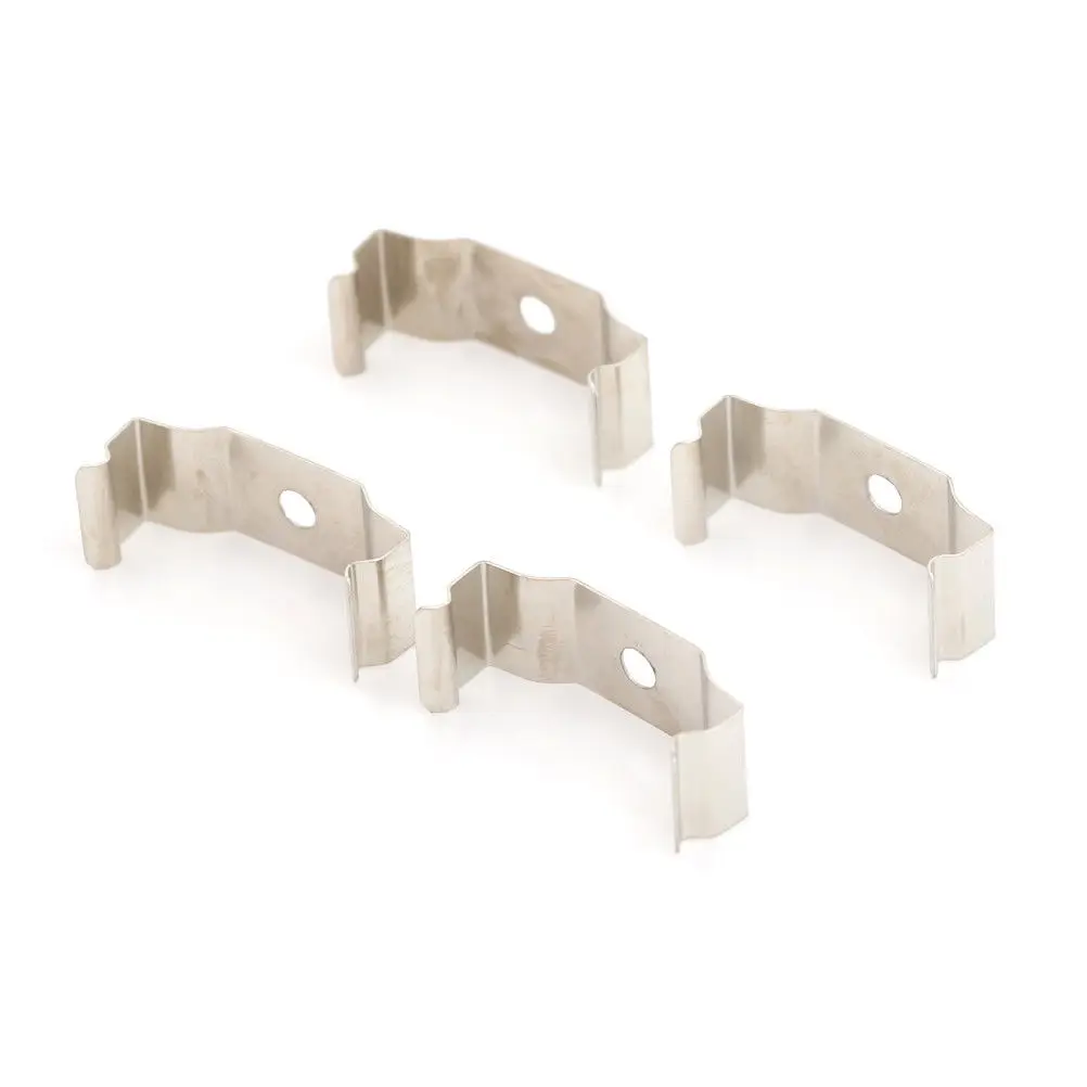 4 шт./лот нержавеющий Железный флуоресцентный трубчатый Монтажный кронштейн T8