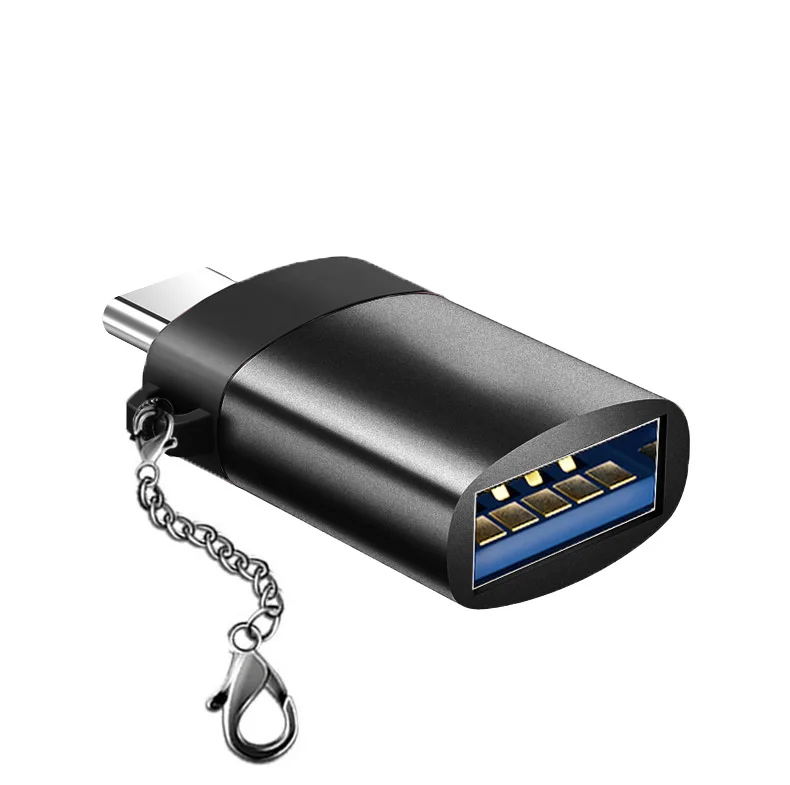 black2 Адаптер type-C на USB 3,0 OTG кабель USBC конвертер для huawei P20 Pro для samsung для Xiaomi зарядный преобразователь данных - Цвет: black2