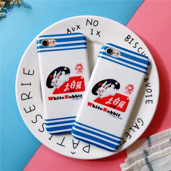 Сувон Акико с разделом белый кролик сахар shell для iphone7 телефон оболочки Apple 6/6 s plus
