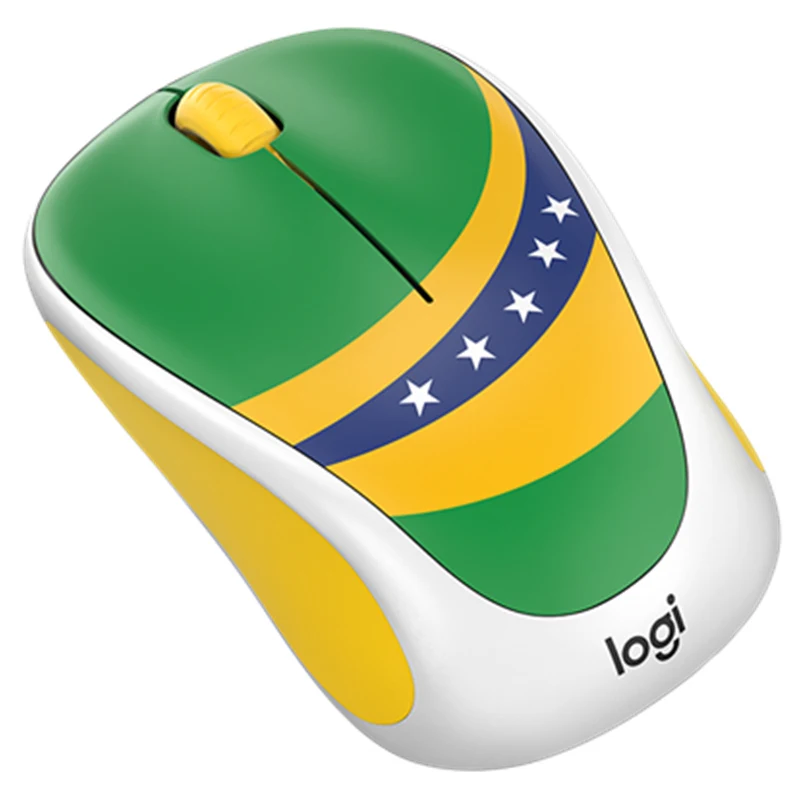 Чемпионат мира по футболу logitech M238 вентиляторы, коллекционное изделие, Беспроводной Мышь предпродажа - Цвет: Brazil