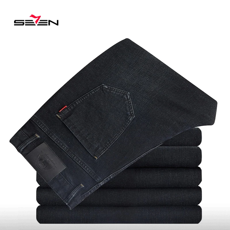Seven7 Для мужчин's джинсы деловые Casual модные для мужчин s slim fit Штаны Классические