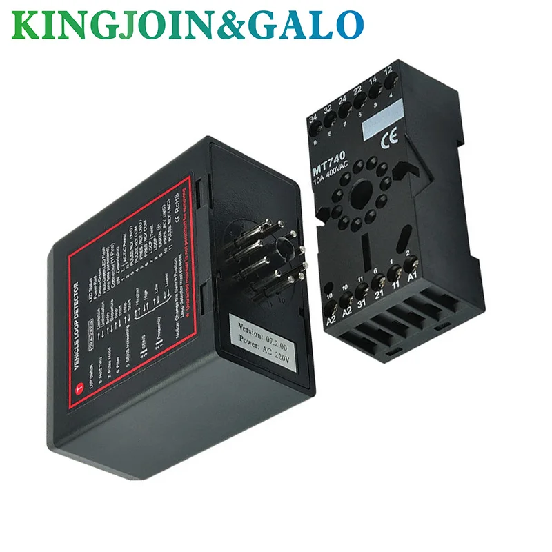 Одноконтурный детектор парковки автомобиля 12 В/24 В/110 В/220 В|loop vehicle detector|car loop